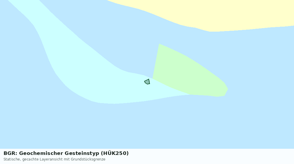 Statische Kartenansicht: BGR: Geochemischer Gesteinstyp (HÜK250)