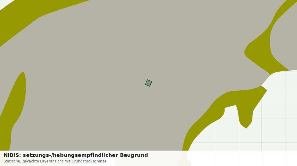 Statische Kartenansicht: NIBIS: setzungs-/hebungsempfindlicher Baugrund