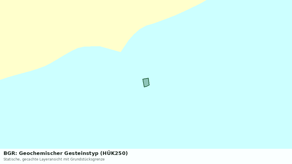 Statische Kartenansicht: BGR: Geochemischer Gesteinstyp (HÜK250)