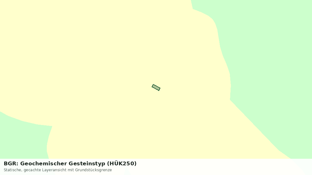 Statische Kartenansicht: BGR: Geochemischer Gesteinstyp (HÜK250)