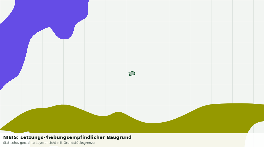 Statische Kartenansicht: NIBIS: setzungs-/hebungsempfindlicher Baugrund