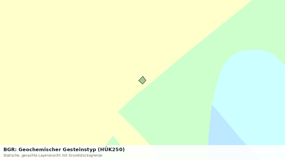 Statische Kartenansicht: BGR: Geochemischer Gesteinstyp (HÜK250)
