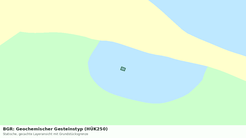 Statische Kartenansicht: BGR: Geochemischer Gesteinstyp (HÜK250)