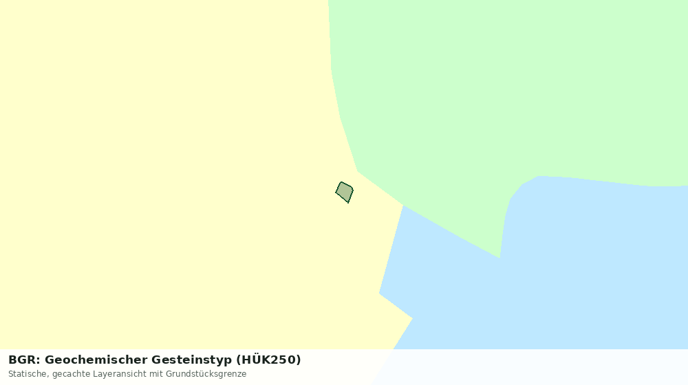 Statische Kartenansicht: BGR: Geochemischer Gesteinstyp (HÜK250)