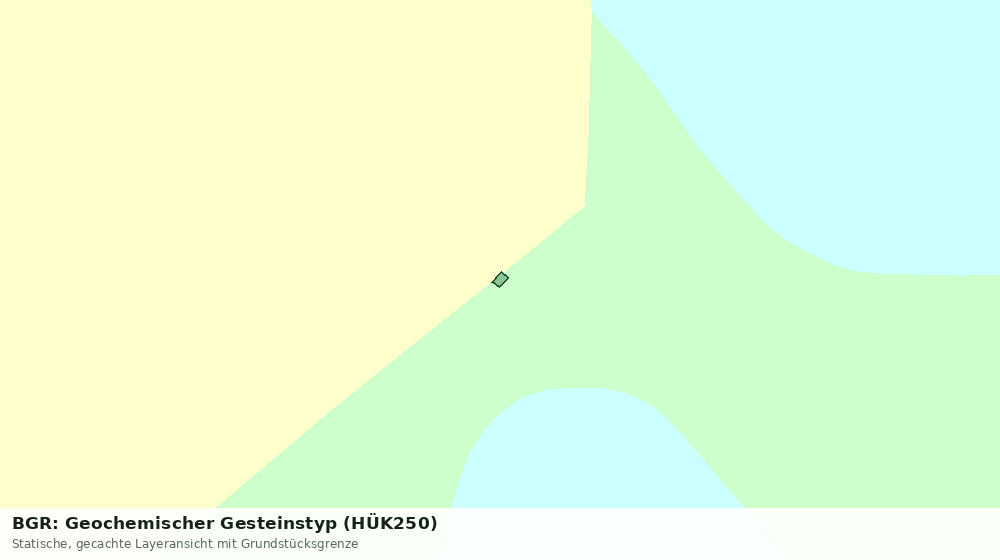 Statische Kartenansicht: BGR: Geochemischer Gesteinstyp (HÜK250)