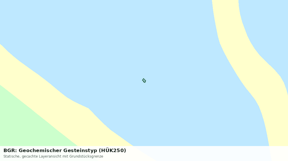Statische Kartenansicht: BGR: Geochemischer Gesteinstyp (HÜK250)