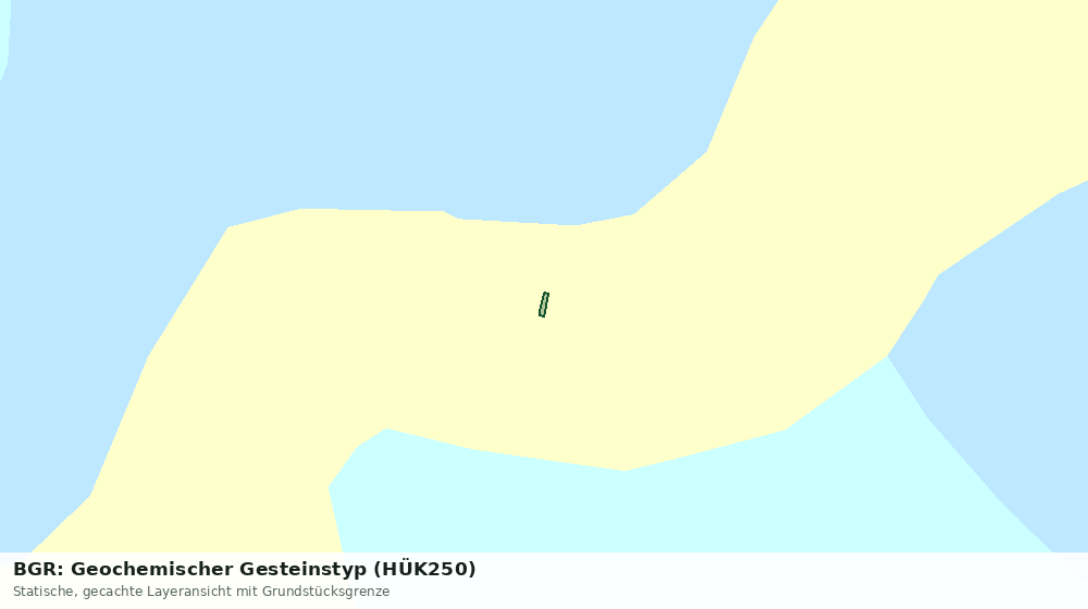 Statische Kartenansicht: BGR: Geochemischer Gesteinstyp (HÜK250)