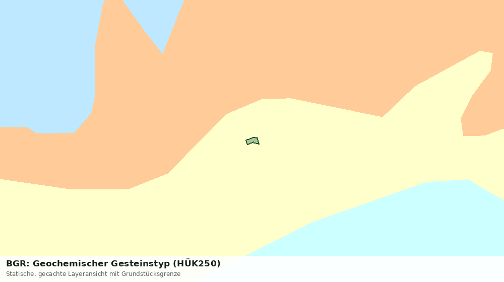 Statische Kartenansicht: BGR: Geochemischer Gesteinstyp (HÜK250)