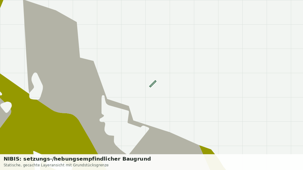 Statische Kartenansicht: NIBIS: setzungs-/hebungsempfindlicher Baugrund