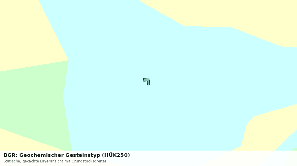 Statische Kartenansicht: BGR: Geochemischer Gesteinstyp (HÜK250)