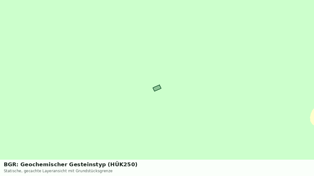 Statische Kartenansicht: BGR: Geochemischer Gesteinstyp (HÜK250)