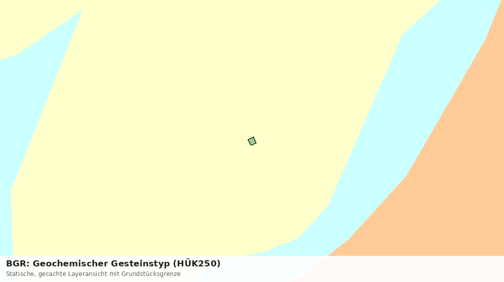 Statische Kartenansicht: BGR: Geochemischer Gesteinstyp (HÜK250)