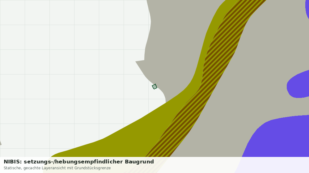 Statische Kartenansicht: NIBIS: setzungs-/hebungsempfindlicher Baugrund