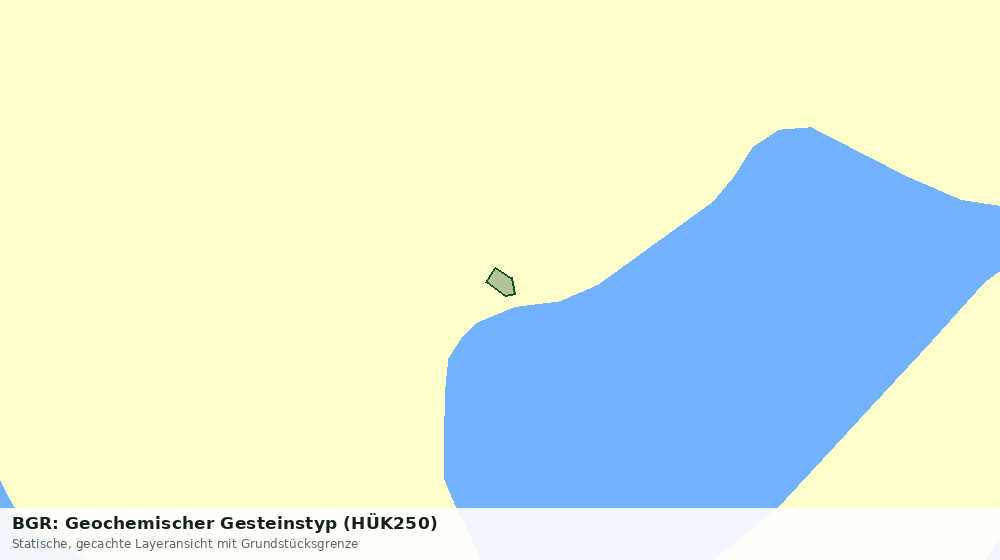 Statische Kartenansicht: BGR: Geochemischer Gesteinstyp (HÜK250)