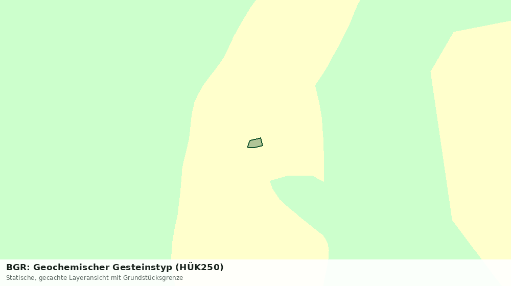 Statische Kartenansicht: BGR: Geochemischer Gesteinstyp (HÜK250)