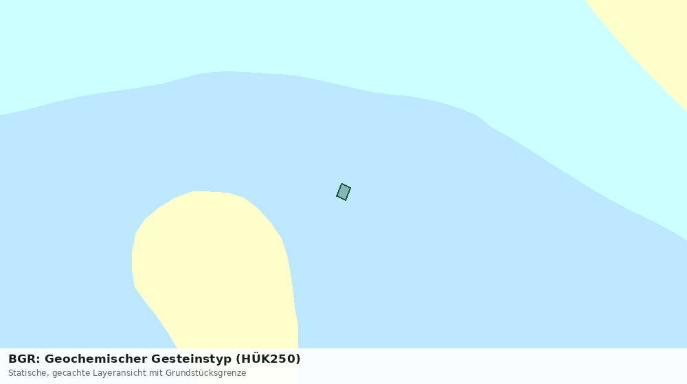 Statische Kartenansicht: BGR: Geochemischer Gesteinstyp (HÜK250)