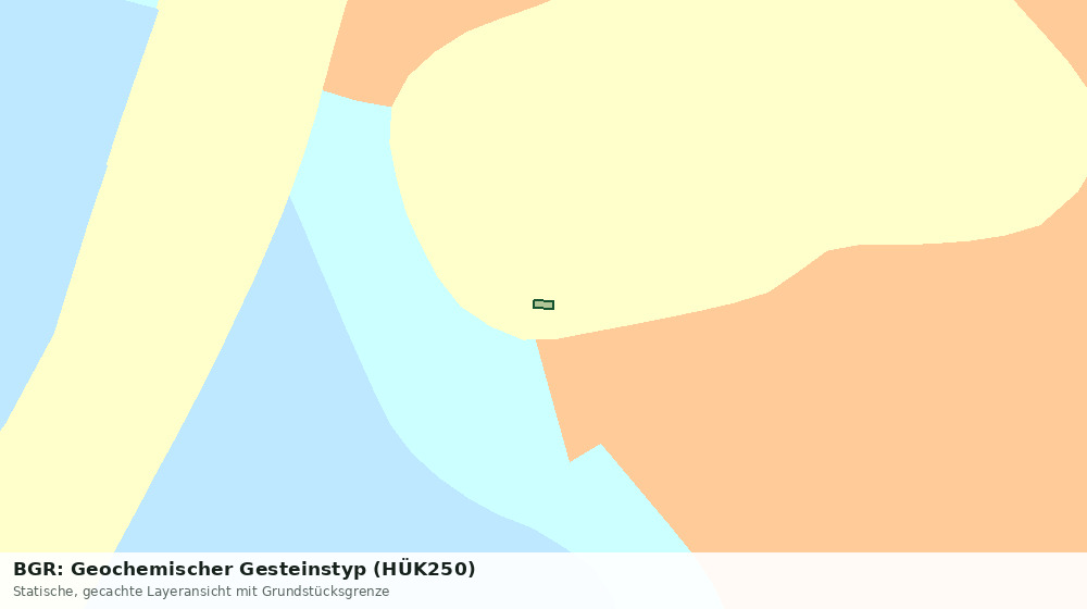 Statische Kartenansicht: BGR: Geochemischer Gesteinstyp (HÜK250)