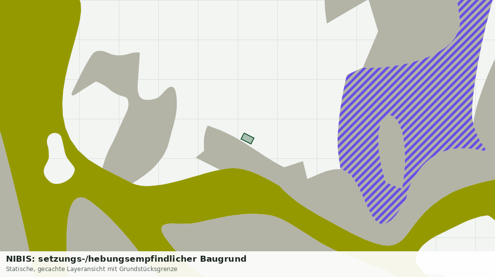 Statische Kartenansicht: NIBIS: setzungs-/hebungsempfindlicher Baugrund