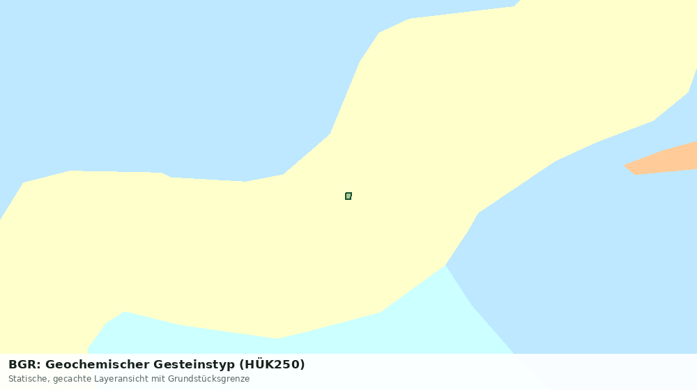 Statische Kartenansicht: BGR: Geochemischer Gesteinstyp (HÜK250)