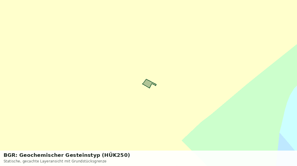 Statische Kartenansicht: BGR: Geochemischer Gesteinstyp (HÜK250)
