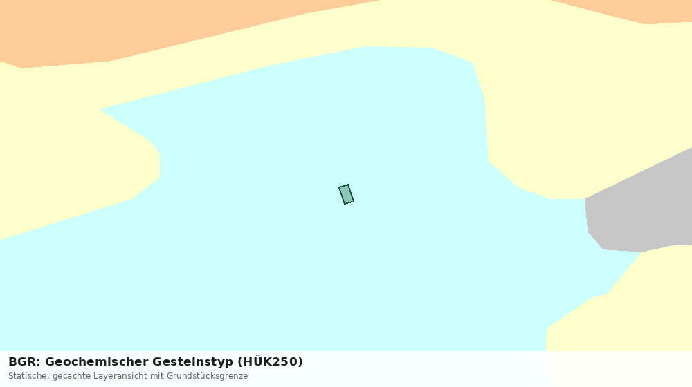 Statische Kartenansicht: BGR: Geochemischer Gesteinstyp (HÜK250)