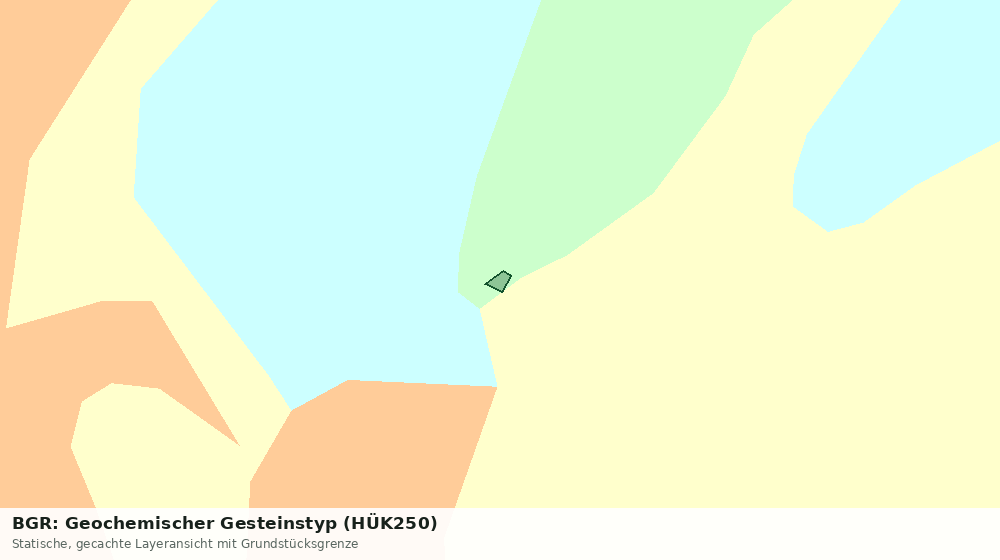 Statische Kartenansicht: BGR: Geochemischer Gesteinstyp (HÜK250)