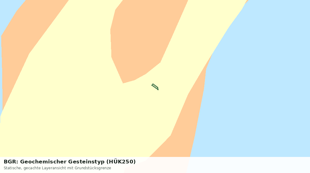 Statische Kartenansicht: BGR: Geochemischer Gesteinstyp (HÜK250)