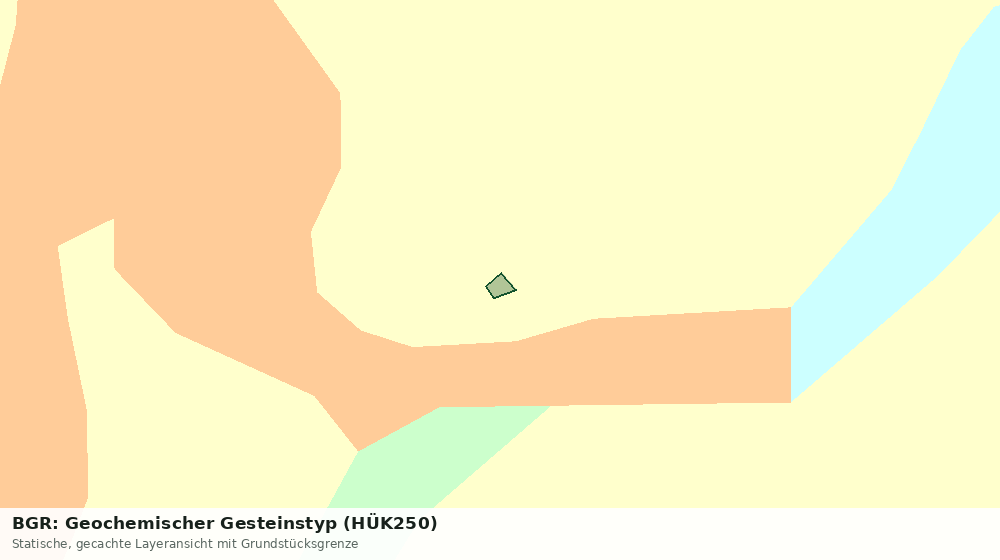 Statische Kartenansicht: BGR: Geochemischer Gesteinstyp (HÜK250)