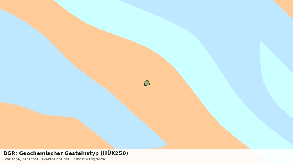 Statische Kartenansicht: BGR: Geochemischer Gesteinstyp (HÜK250)
