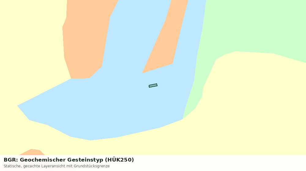 Statische Kartenansicht: BGR: Geochemischer Gesteinstyp (HÜK250)
