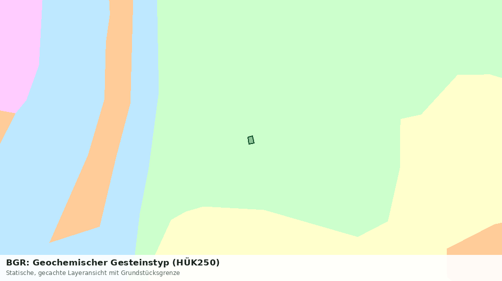 Statische Kartenansicht: BGR: Geochemischer Gesteinstyp (HÜK250)