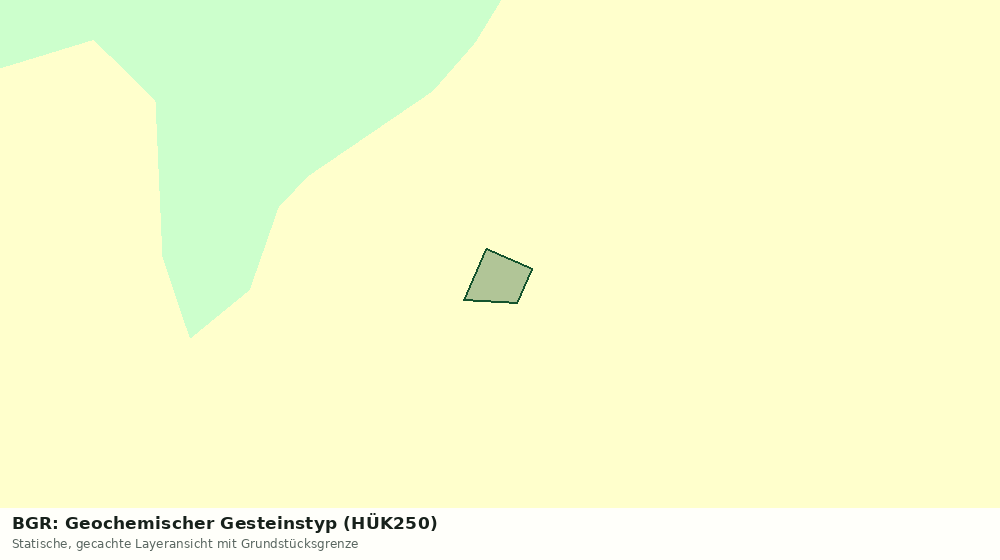 Statische Kartenansicht: BGR: Geochemischer Gesteinstyp (HÜK250)