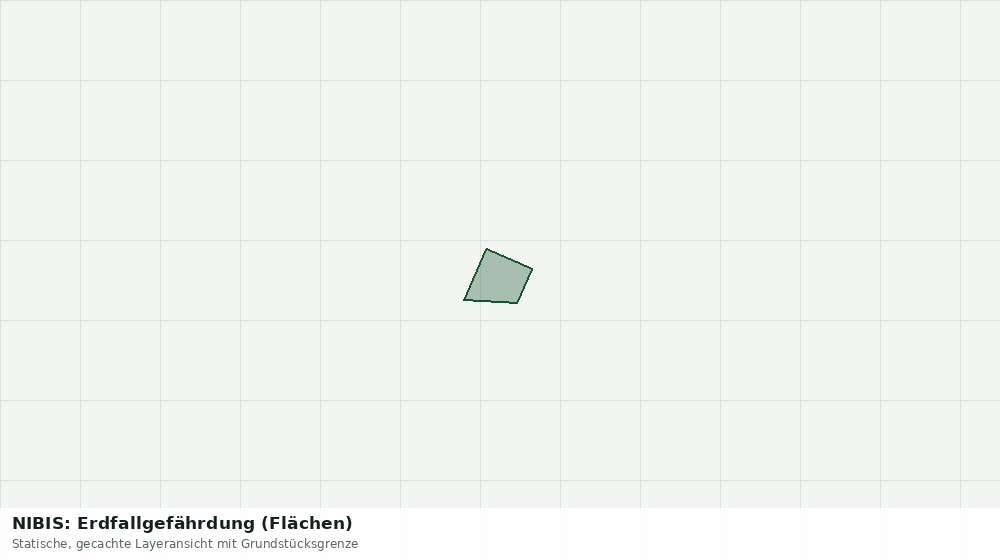Statische Kartenansicht: NIBIS: Erdfallgefährdung (Flächen)