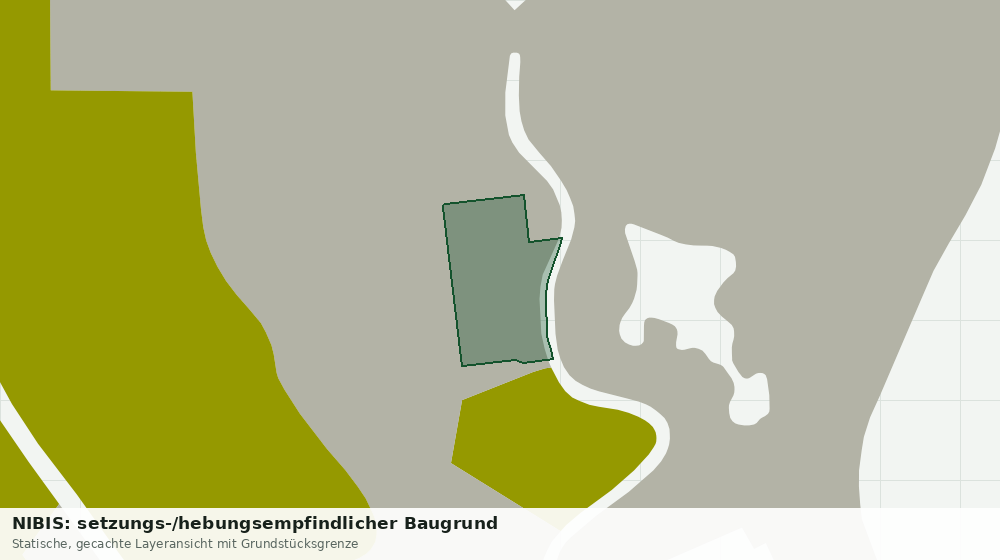 Statische Kartenansicht: NIBIS: setzungs-/hebungsempfindlicher Baugrund