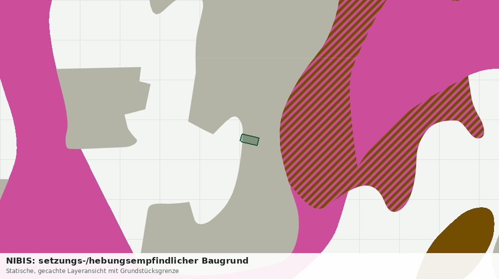 Statische Kartenansicht: NIBIS: setzungs-/hebungsempfindlicher Baugrund