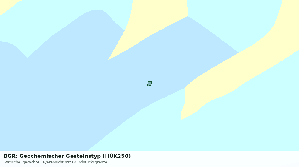 Statische Kartenansicht: BGR: Geochemischer Gesteinstyp (HÜK250)