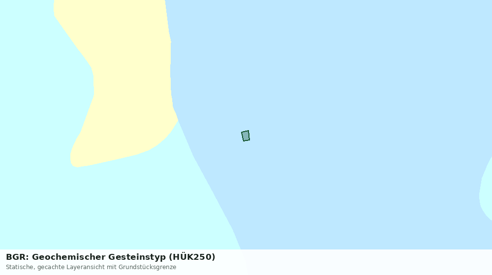 Statische Kartenansicht: BGR: Geochemischer Gesteinstyp (HÜK250)