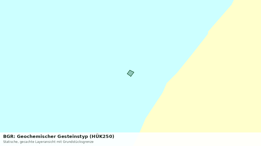 Statische Kartenansicht: BGR: Geochemischer Gesteinstyp (HÜK250)