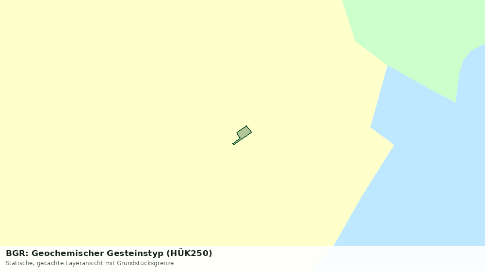 Statische Kartenansicht: BGR: Geochemischer Gesteinstyp (HÜK250)
