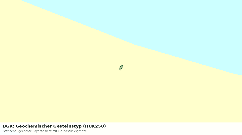 Statische Kartenansicht: BGR: Geochemischer Gesteinstyp (HÜK250)