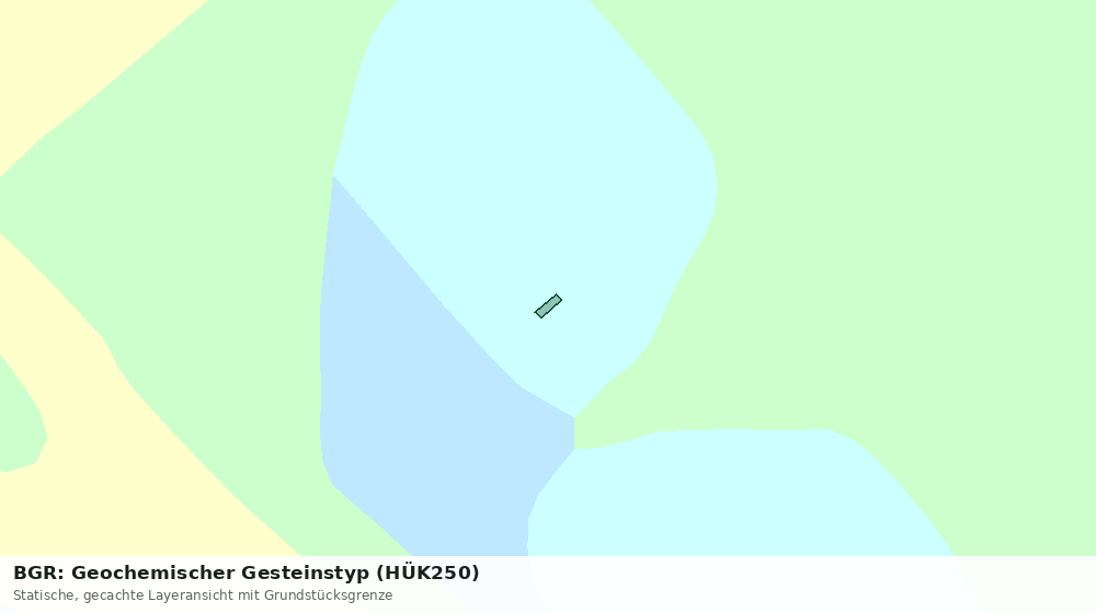Statische Kartenansicht: BGR: Geochemischer Gesteinstyp (HÜK250)
