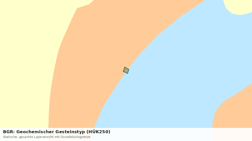Statische Kartenansicht: BGR: Geochemischer Gesteinstyp (HÜK250)