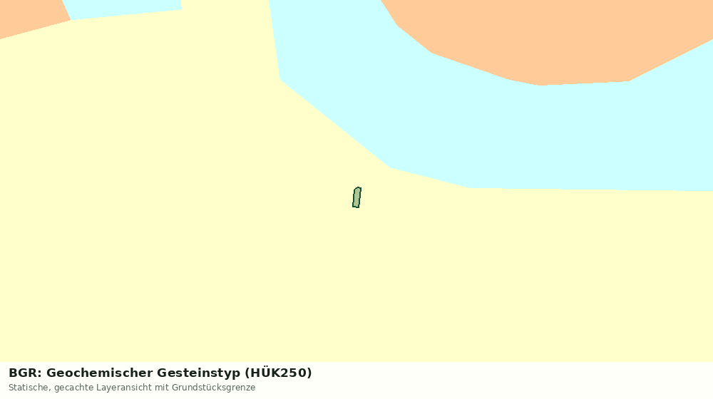 Statische Kartenansicht: BGR: Geochemischer Gesteinstyp (HÜK250)