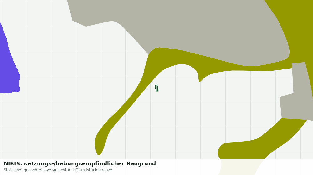 Statische Kartenansicht: NIBIS: setzungs-/hebungsempfindlicher Baugrund