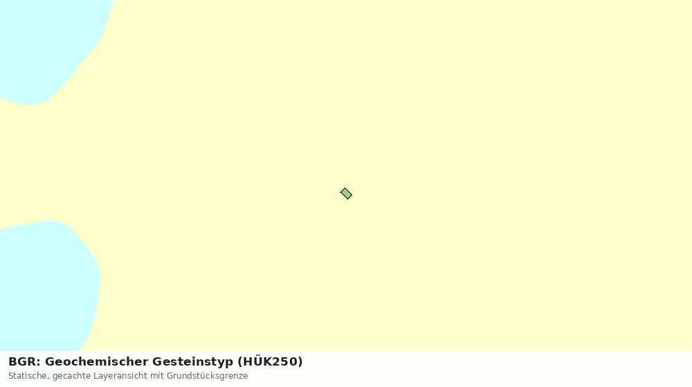 Statische Kartenansicht: BGR: Geochemischer Gesteinstyp (HÜK250)
