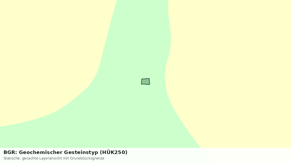 Statische Kartenansicht: BGR: Geochemischer Gesteinstyp (HÜK250)