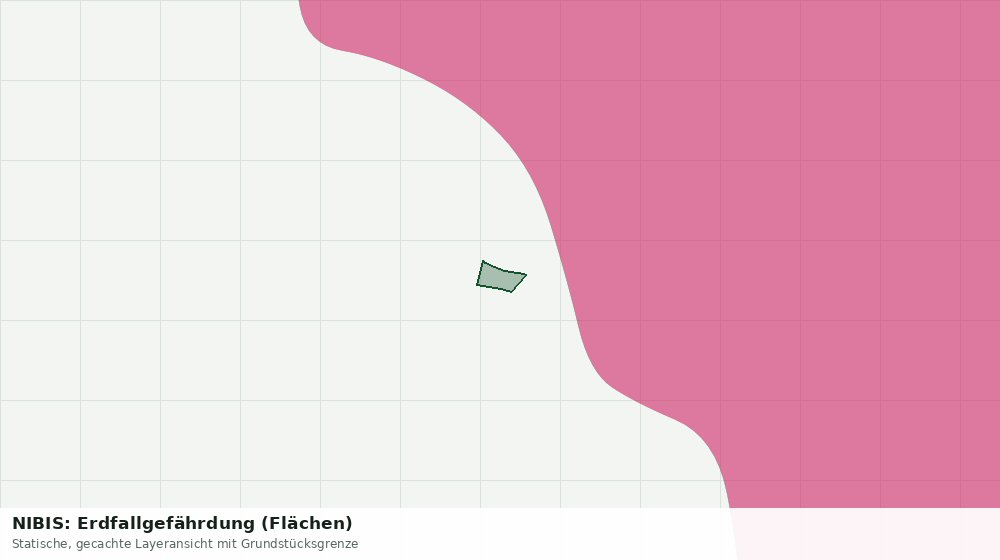 Statische Kartenansicht: NIBIS: Erdfallgefährdung (Flächen)