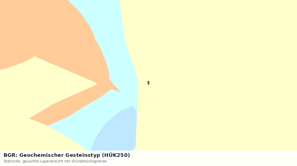 Statische Kartenansicht: BGR: Geochemischer Gesteinstyp (HÜK250)