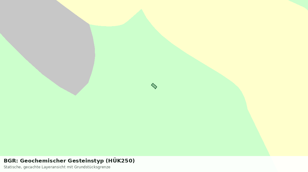 Statische Kartenansicht: BGR: Geochemischer Gesteinstyp (HÜK250)