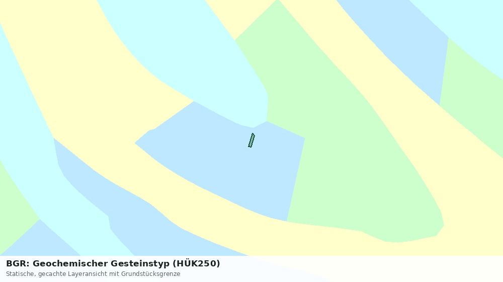 Statische Kartenansicht: BGR: Geochemischer Gesteinstyp (HÜK250)